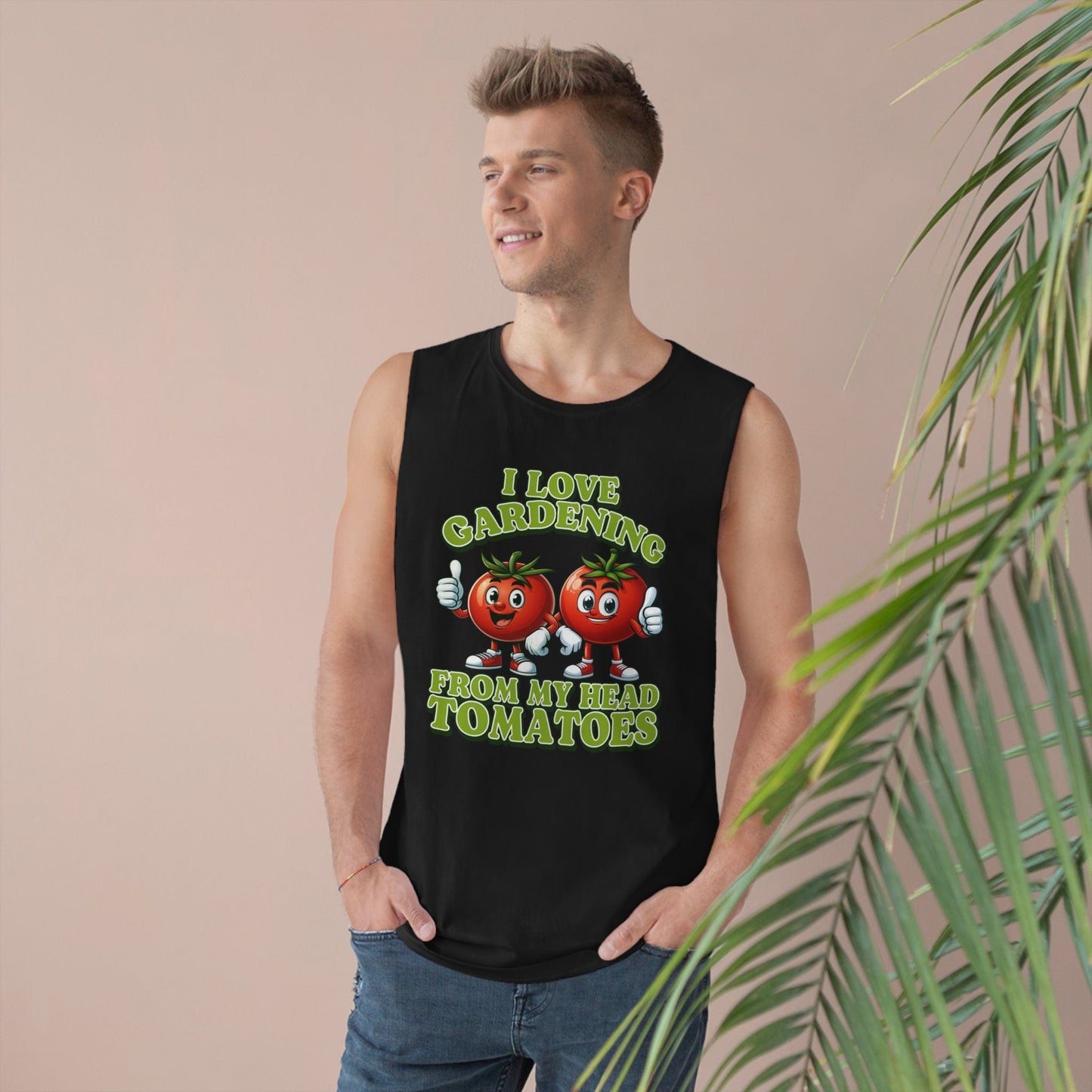 From My Head Tomatoes Tank Top Graphic Tees Australia Graphic T-Shirt Australia -  Cool Graphic T-Shirts Online -  From My Head Tomatoes Tank Top | Funny Tank Tops Australia