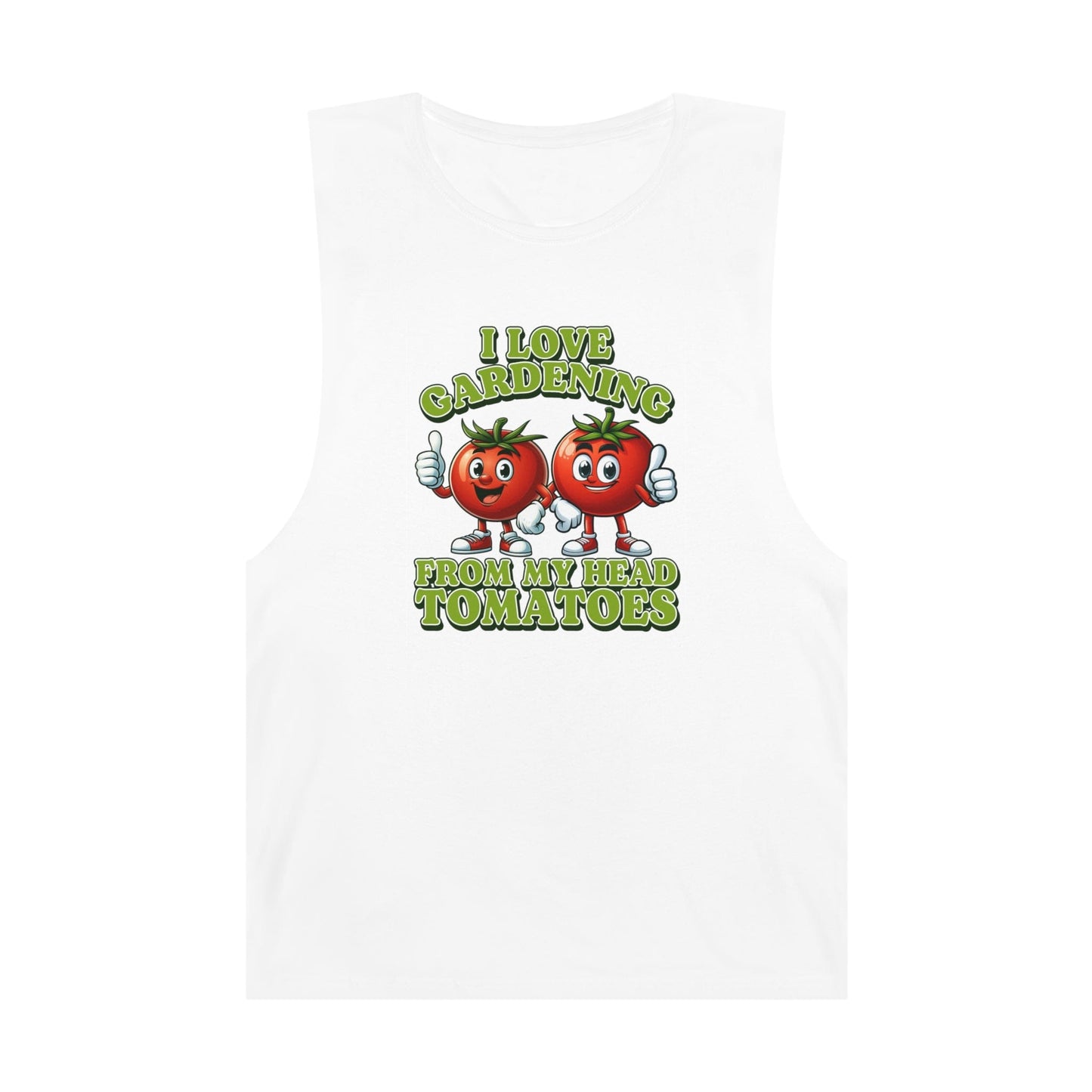 From My Head Tomatoes Tank Top Graphic Tees Australia Graphic T-Shirt Australia -  Cool Graphic T-Shirts Online -  From My Head Tomatoes Tank Top | Funny Tank Tops Australia