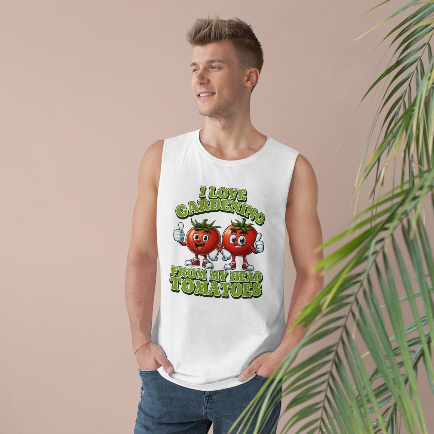 From My Head Tomatoes Tank Top Graphic Tees Australia Graphic T-Shirt Australia -  Cool Graphic T-Shirts Online -  From My Head Tomatoes Tank Top | Funny Tank Tops Australia