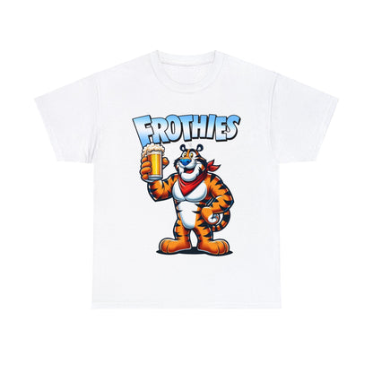 Frothies Graphic Tee Graphic Tees Australia White / S Graphic T-Shirt Australia -  Cool Graphic T-Shirts Online -  Frothies T-Shirt | Funny Beer T-Shirt Australia