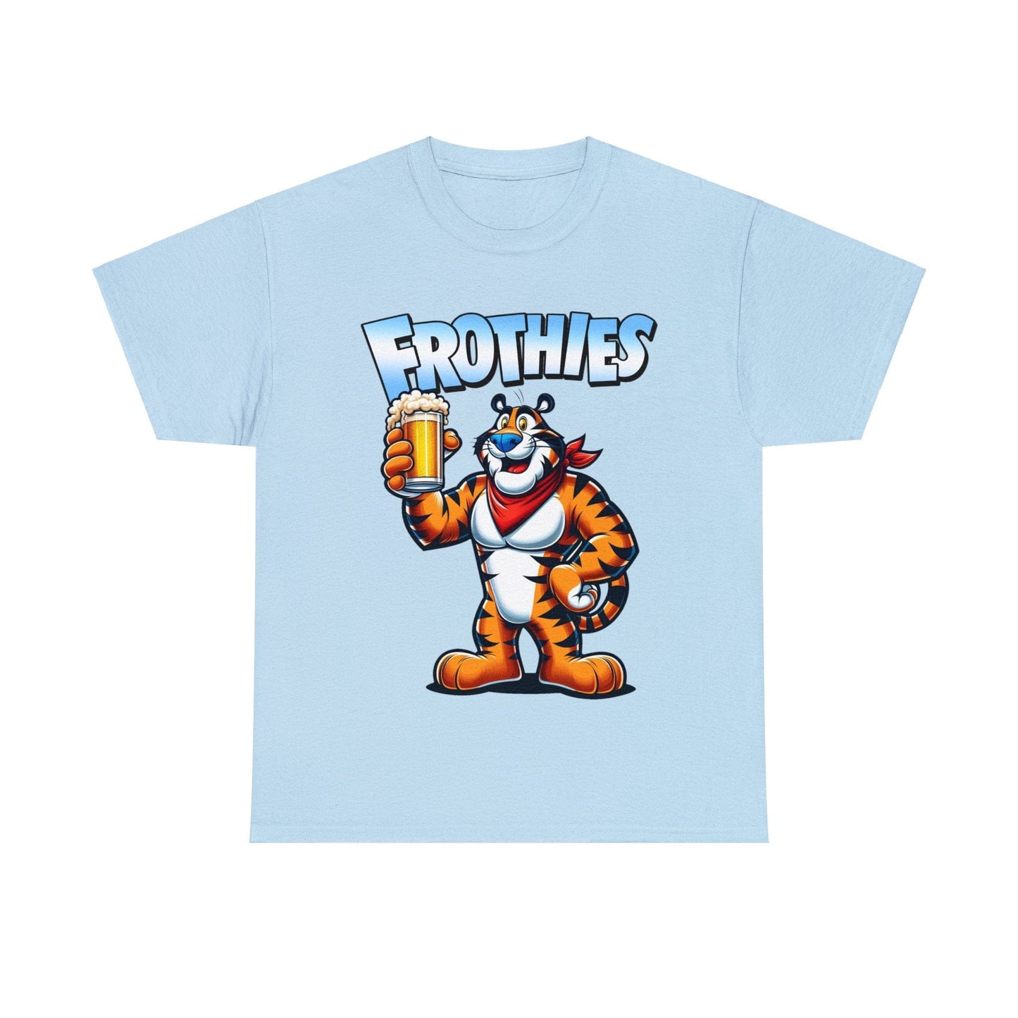 Frothies Graphic Tee Graphic Tees Australia Light Blue / S Graphic T-Shirt Australia -  Cool Graphic T-Shirts Online -  Frothies T-Shirt | Funny Beer T-Shirt Australia