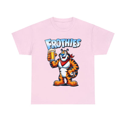 Frothies Graphic Tee Graphic Tees Australia Light Pink / S Graphic T-Shirt Australia -  Cool Graphic T-Shirts Online -  Frothies T-Shirt | Funny Beer T-Shirt Australia