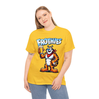 Frothies Graphic Tee Graphic Tees Australia Graphic T-Shirt Australia -  Cool Graphic T-Shirts Online -  Frothies T-Shirt | Funny Beer T-Shirt Australia