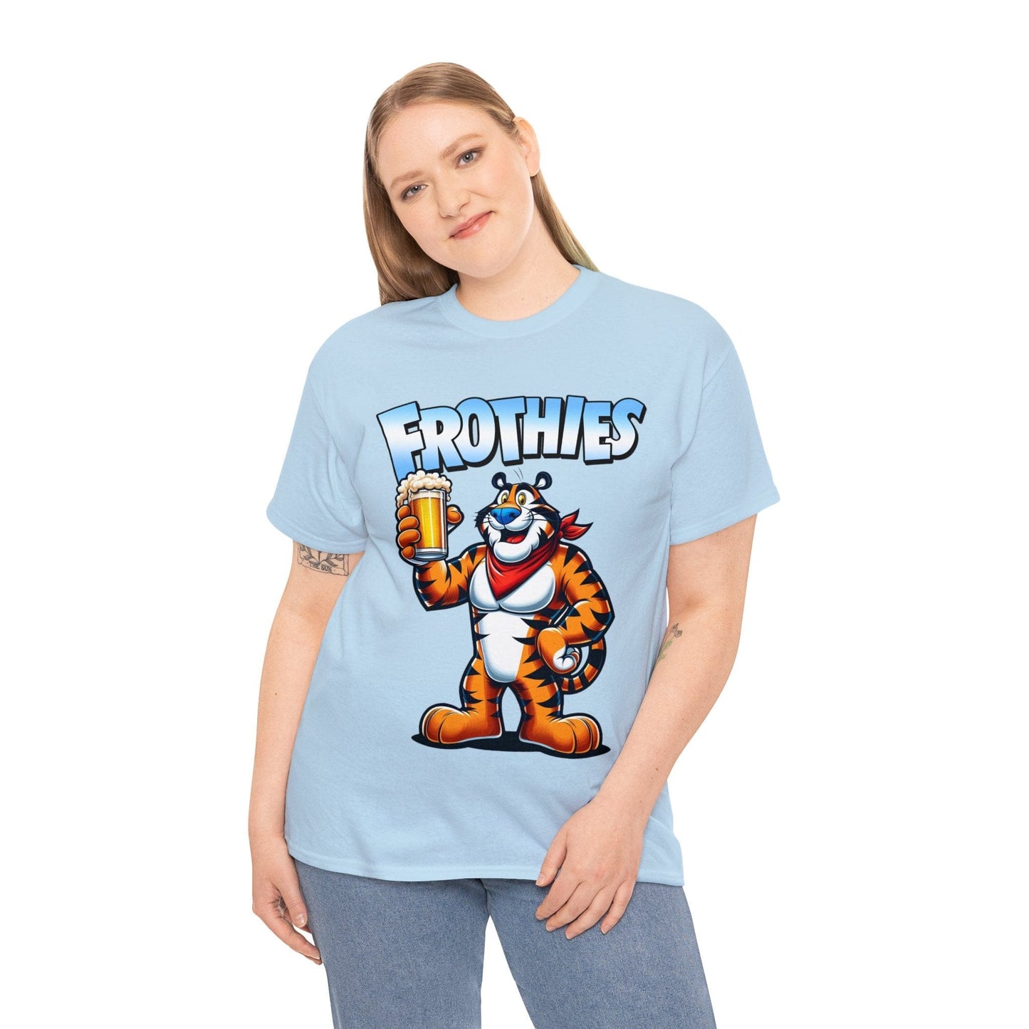 Frothies Graphic Tee Graphic Tees Australia Graphic T-Shirt Australia -  Cool Graphic T-Shirts Online -  Frothies T-Shirt | Funny Beer T-Shirt Australia