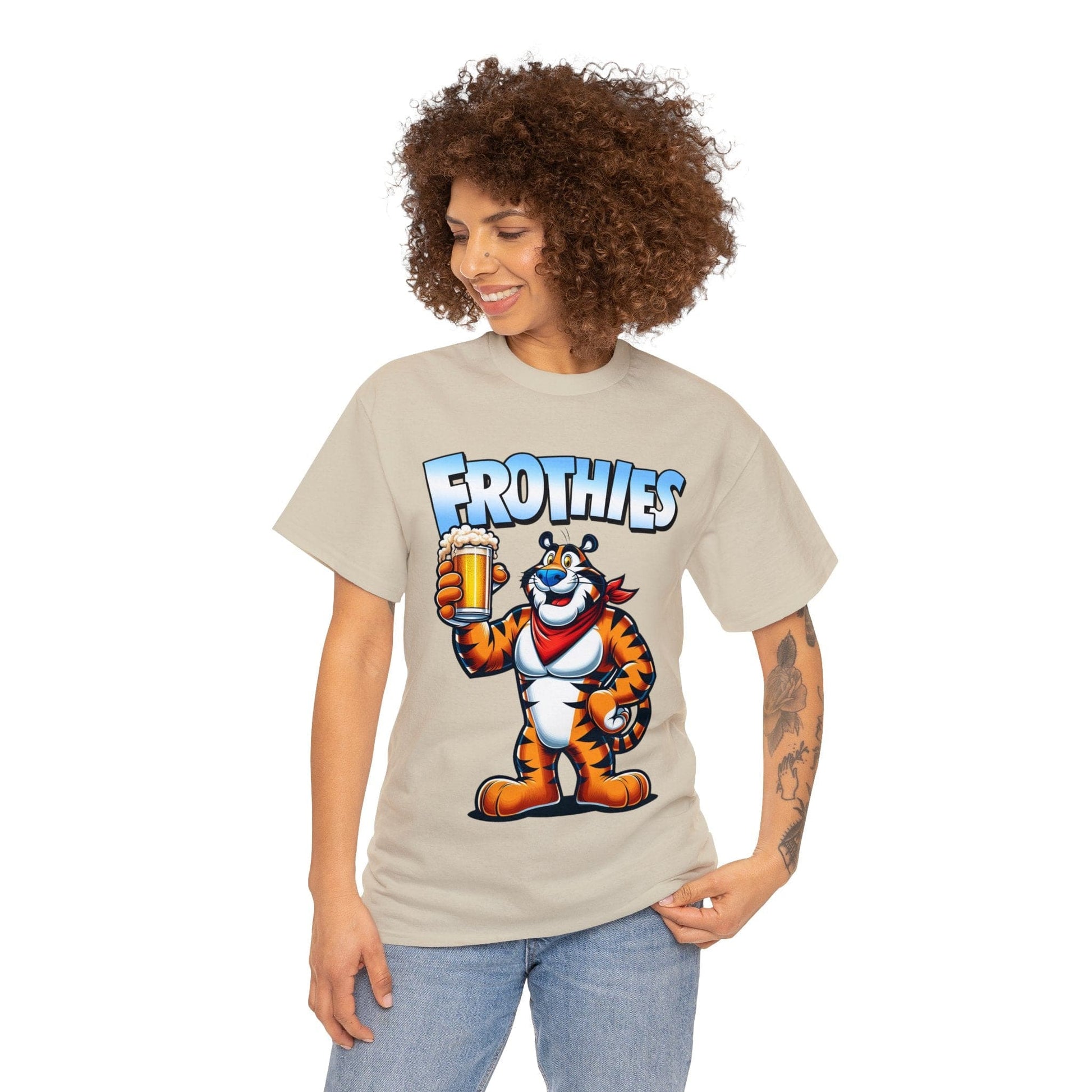 Frothies Graphic Tee Graphic Tees Australia Graphic T-Shirt Australia -  Cool Graphic T-Shirts Online -  Frothies T-Shirt | Funny Beer T-Shirt Australia