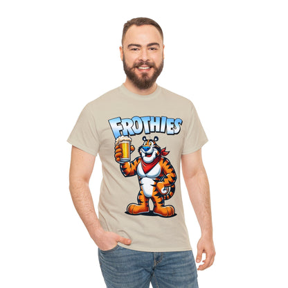 Frothies Graphic Tee Graphic Tees Australia Graphic T-Shirt Australia -  Cool Graphic T-Shirts Online -  Frothies T-Shirt | Funny Beer T-Shirt Australia