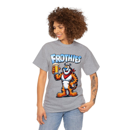 Frothies Graphic Tee Graphic Tees Australia Graphic T-Shirt Australia -  Cool Graphic T-Shirts Online -  Frothies T-Shirt | Funny Beer T-Shirt Australia