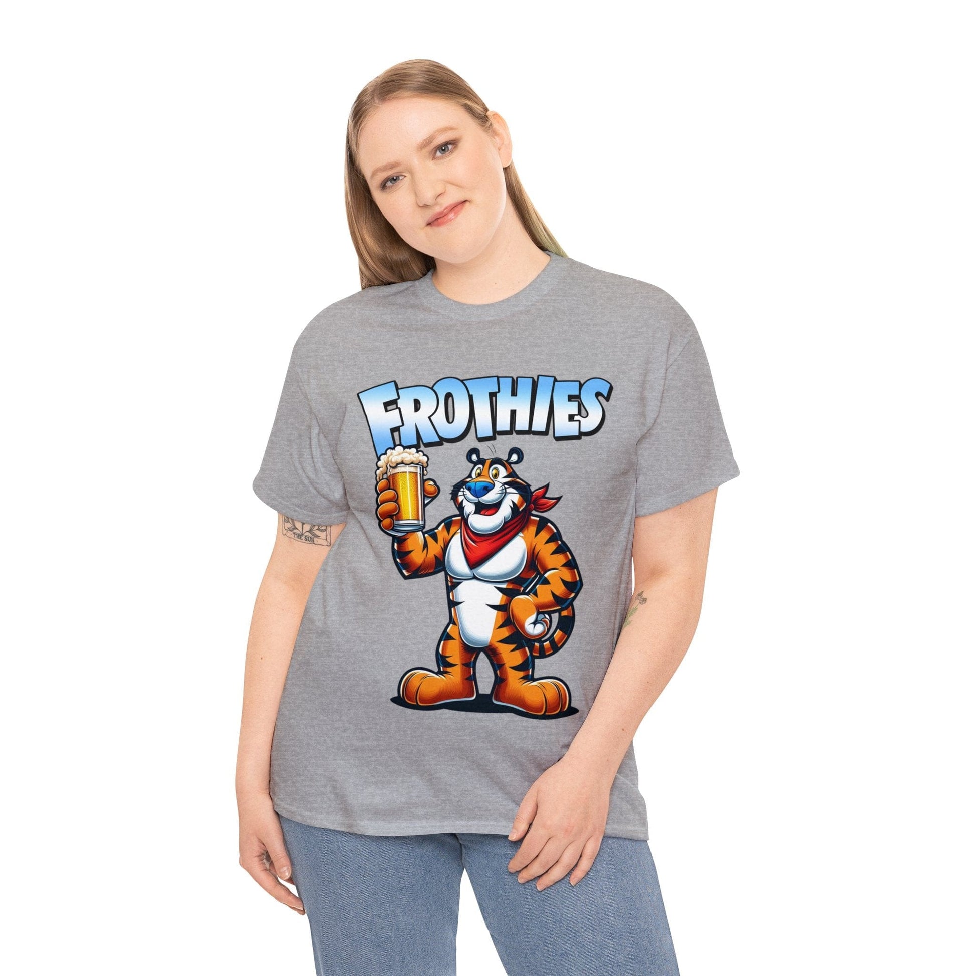 Frothies Graphic Tee Graphic Tees Australia Graphic T-Shirt Australia -  Cool Graphic T-Shirts Online -  Frothies T-Shirt | Funny Beer T-Shirt Australia