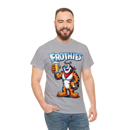 Frothies Graphic Tee Graphic Tees Australia Graphic T-Shirt Australia -  Cool Graphic T-Shirts Online -  Frothies T-Shirt | Funny Beer T-Shirt Australia