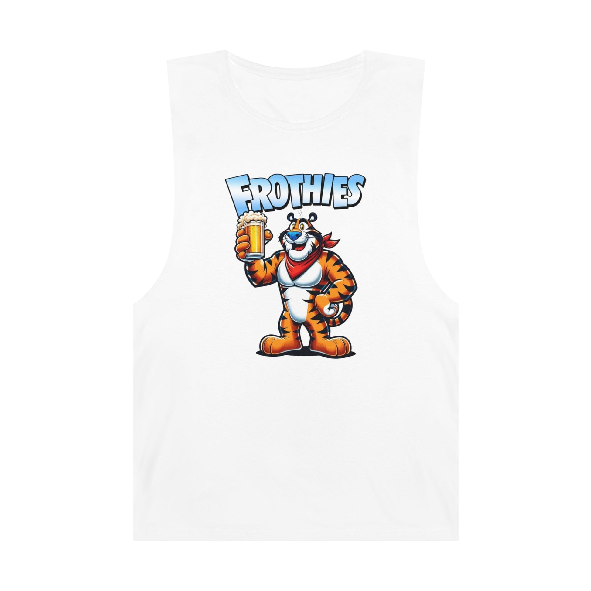 Frothies Tank Top Graphic Tees Australia Graphic T-Shirt Australia -  Cool Graphic T-Shirts Online - 