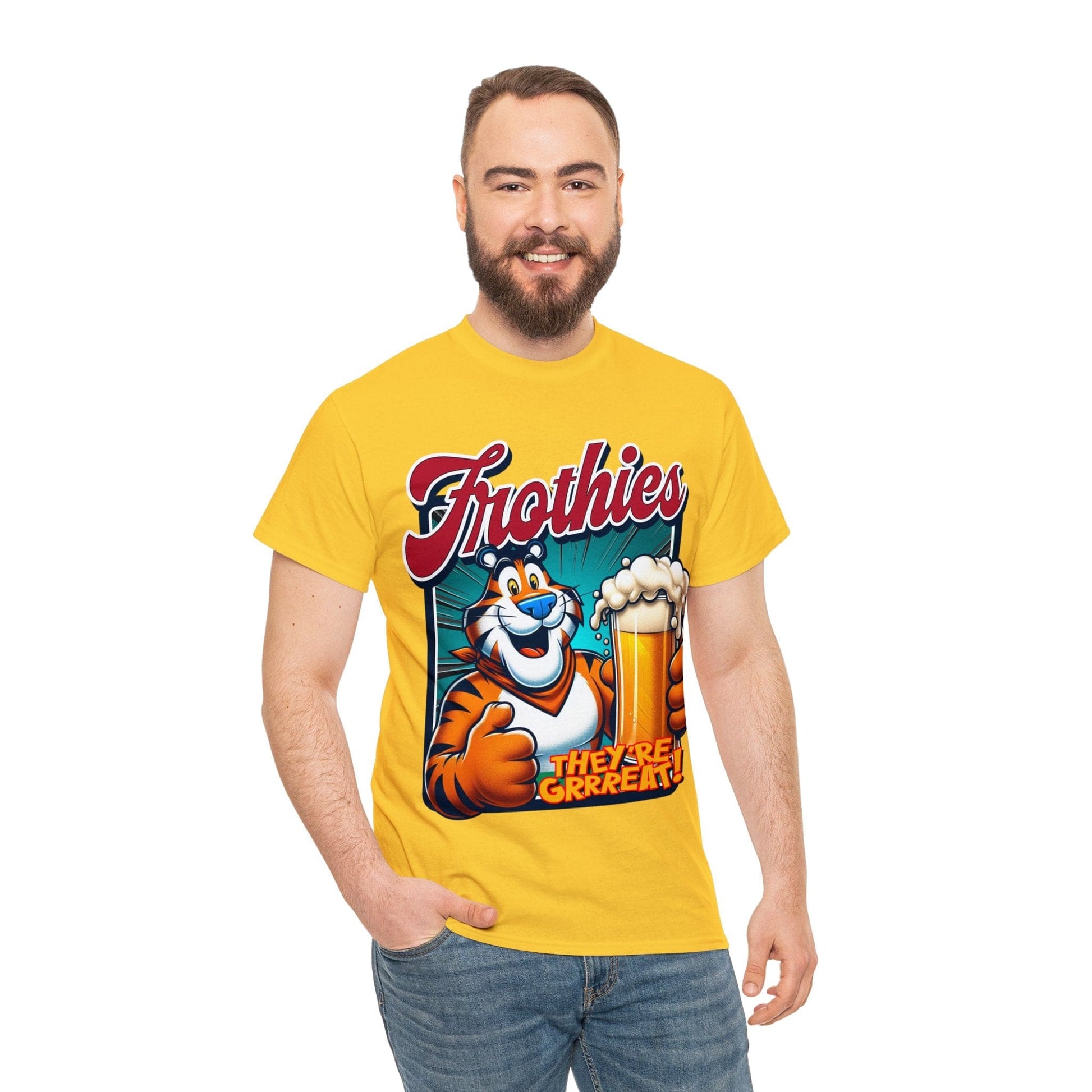 Frothies Theyre Great Graphic Tee Graphic Tees Australia Daisy / S Graphic T-Shirt Australia -  Cool Graphic T-Shirts Online -  Frothies Theyre Great T-Shirt | Frothies T-Shirt Australia