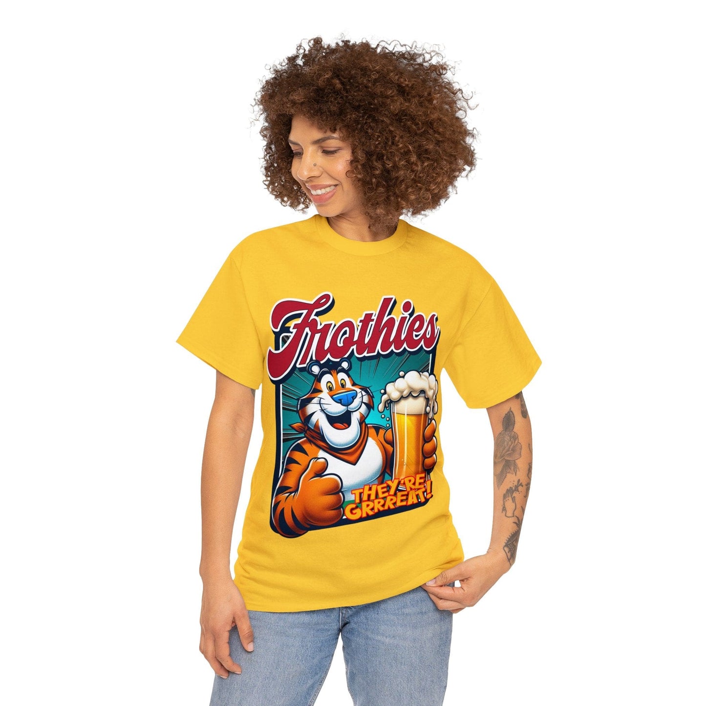 Frothies Theyre Great Graphic Tee Graphic Tees Australia Graphic T-Shirt Australia -  Cool Graphic T-Shirts Online -  Frothies Theyre Great T-Shirt | Frothies T-Shirt Australia