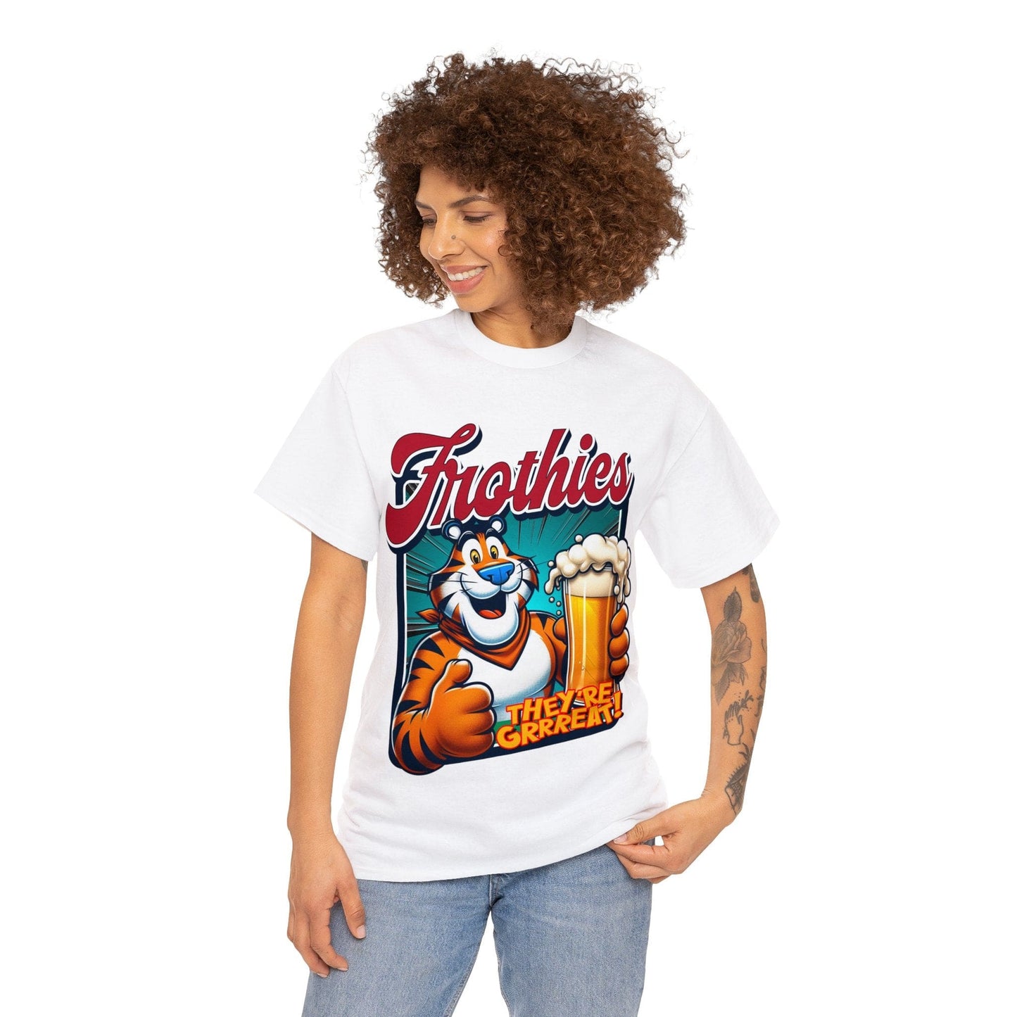 Frothies Theyre Great Graphic Tee Graphic Tees Australia Graphic T-Shirt Australia -  Cool Graphic T-Shirts Online -  Frothies Theyre Great T-Shirt | Frothies T-Shirt Australia