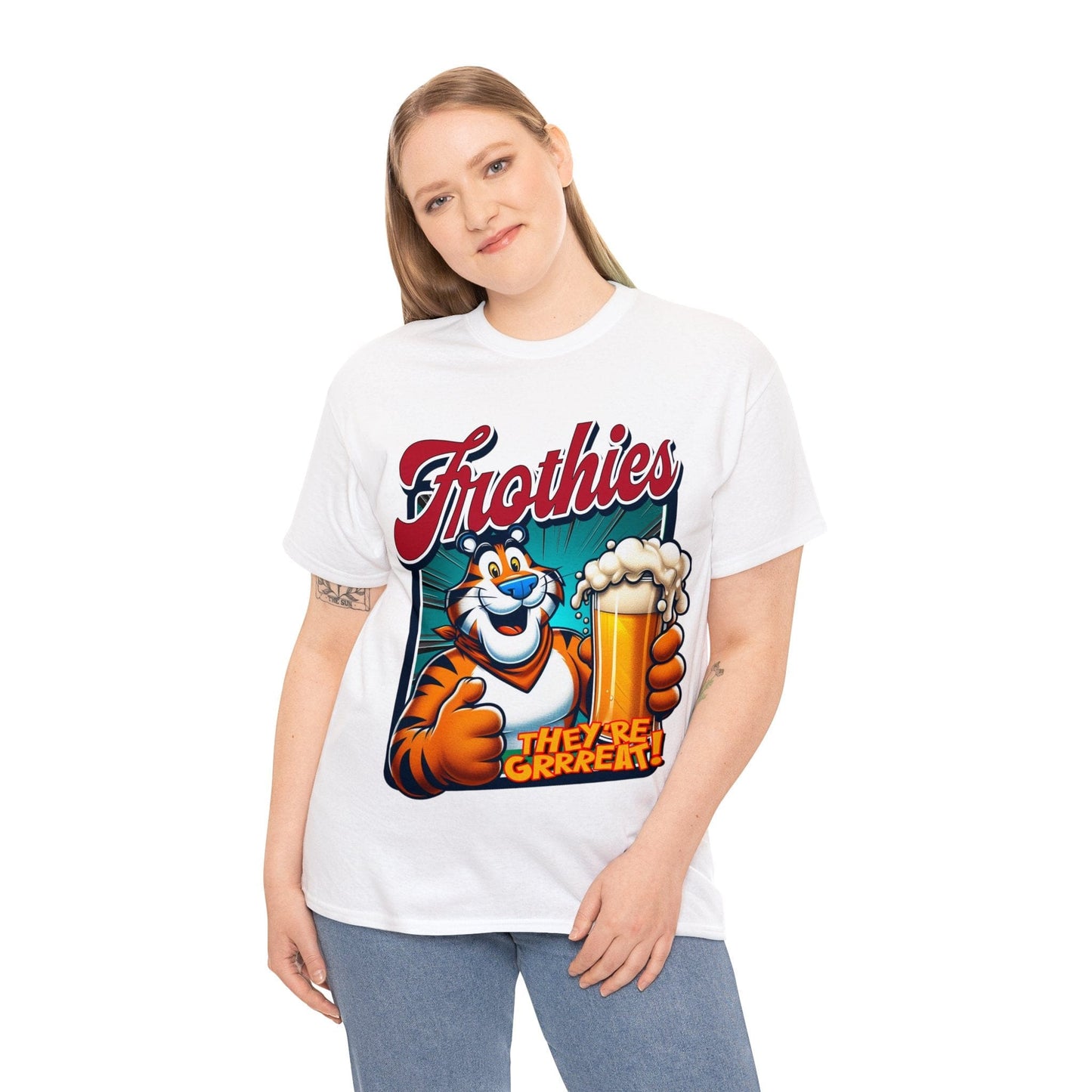 Frothies Theyre Great Graphic Tee Graphic Tees Australia Graphic T-Shirt Australia -  Cool Graphic T-Shirts Online -  Frothies Theyre Great T-Shirt | Frothies T-Shirt Australia