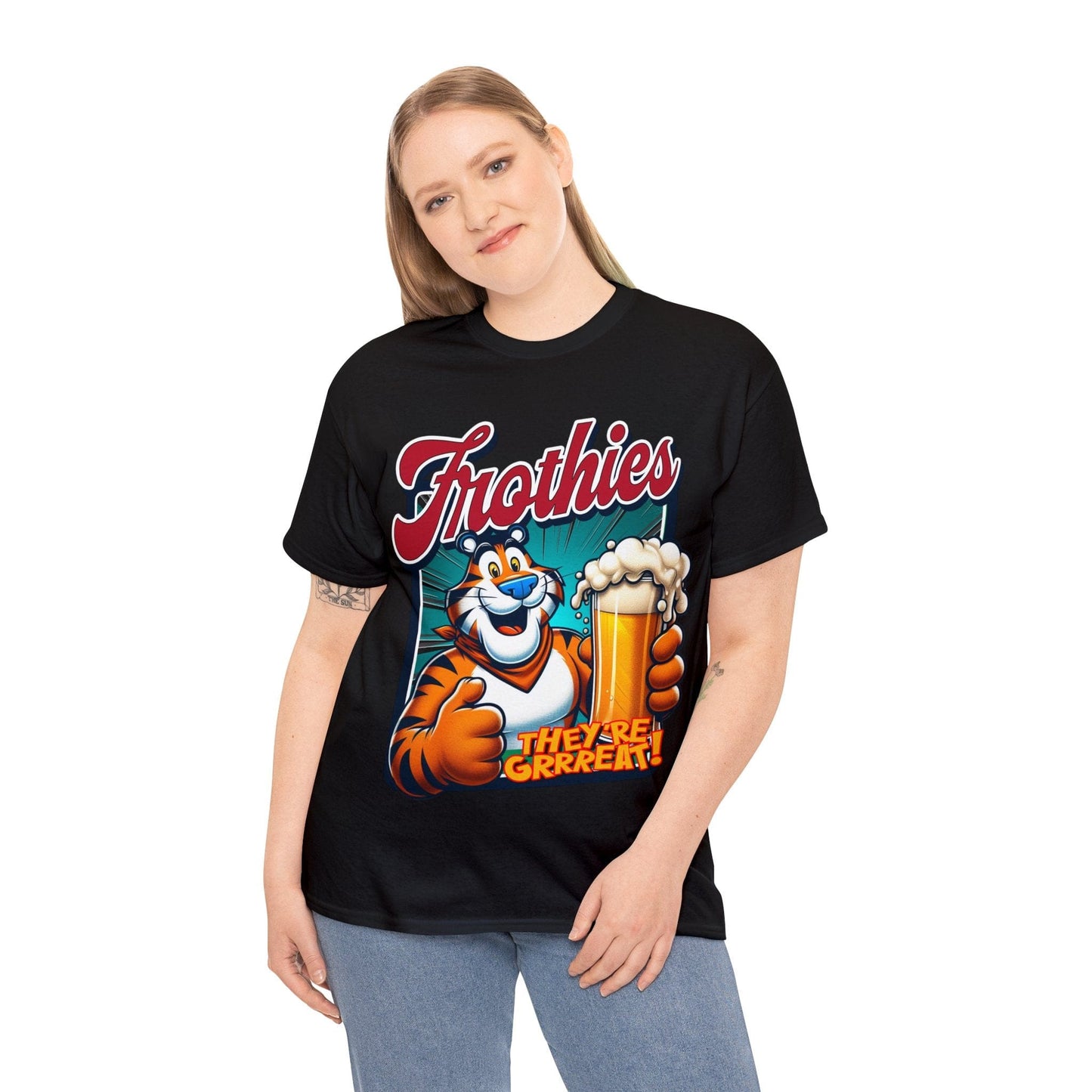 Frothies Theyre Great Graphic Tee Graphic Tees Australia Graphic T-Shirt Australia -  Cool Graphic T-Shirts Online -  Frothies Theyre Great T-Shirt | Frothies T-Shirt Australia