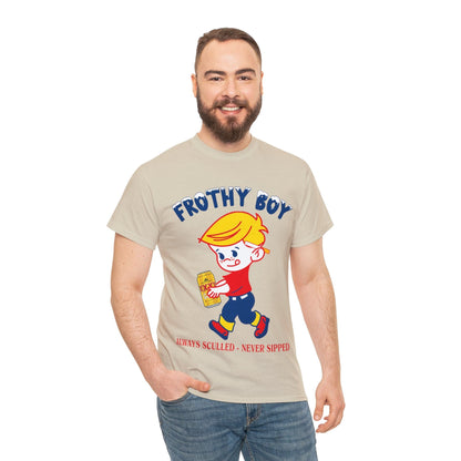 Frothy Boy Graphic Tee Graphic Tees Australia Sand / S Graphic T-Shirt Australia -  Cool Graphic T-Shirts Online -  Frothy Boy Graphic Tee | Funny T-Shirts Australia