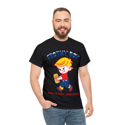 Frothy Boy Graphic Tee Graphic Tees Australia Black / S Graphic T-Shirt Australia -  Cool Graphic T-Shirts Online -  Frothy Boy Graphic Tee | Funny T-Shirts Australia