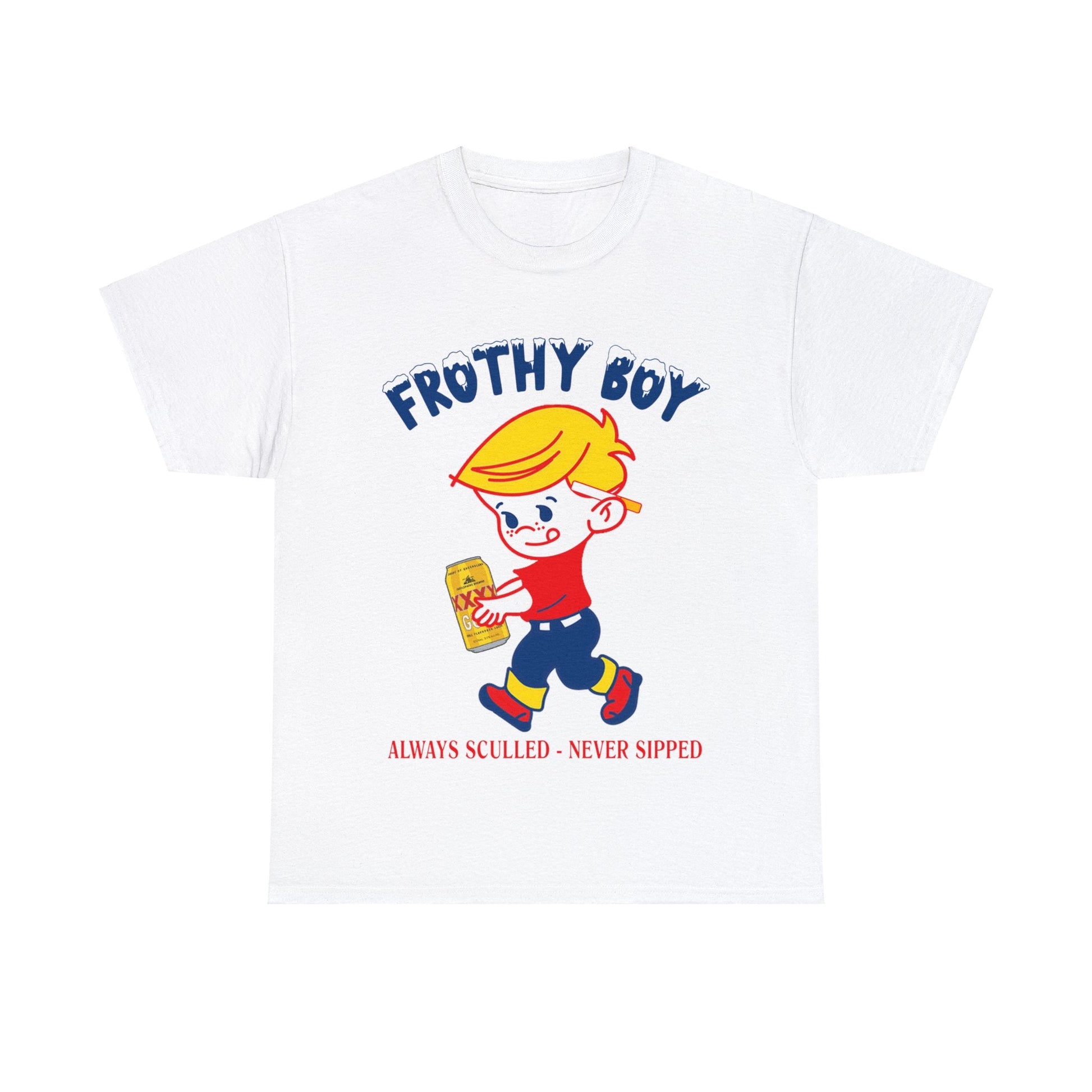 Frothy Boy Graphic Tee Graphic Tees Australia Graphic T-Shirt Australia -  Cool Graphic T-Shirts Online -  Frothy Boy Graphic Tee | Funny T-Shirts Australia