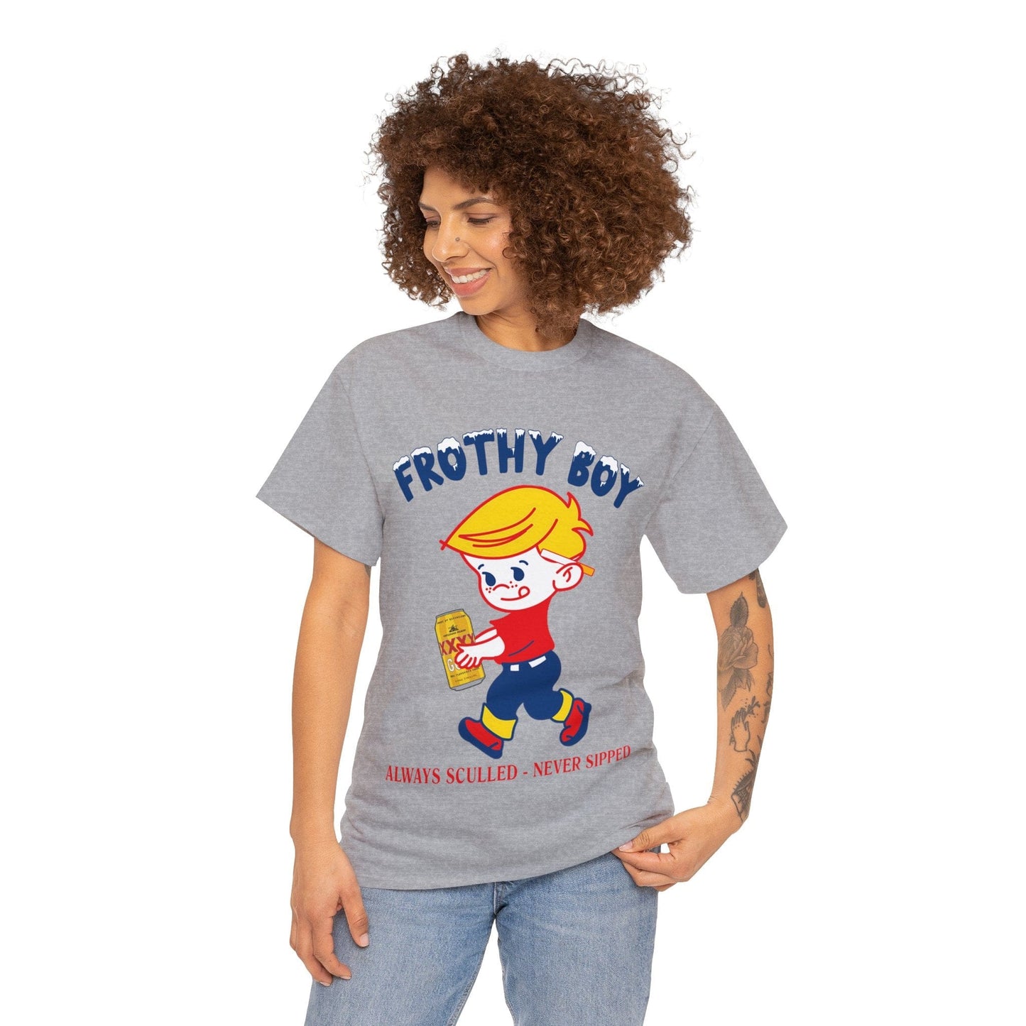 Frothy Boy Graphic Tee Graphic Tees Australia Graphic T-Shirt Australia -  Cool Graphic T-Shirts Online -  Frothy Boy Graphic Tee | Funny T-Shirts Australia