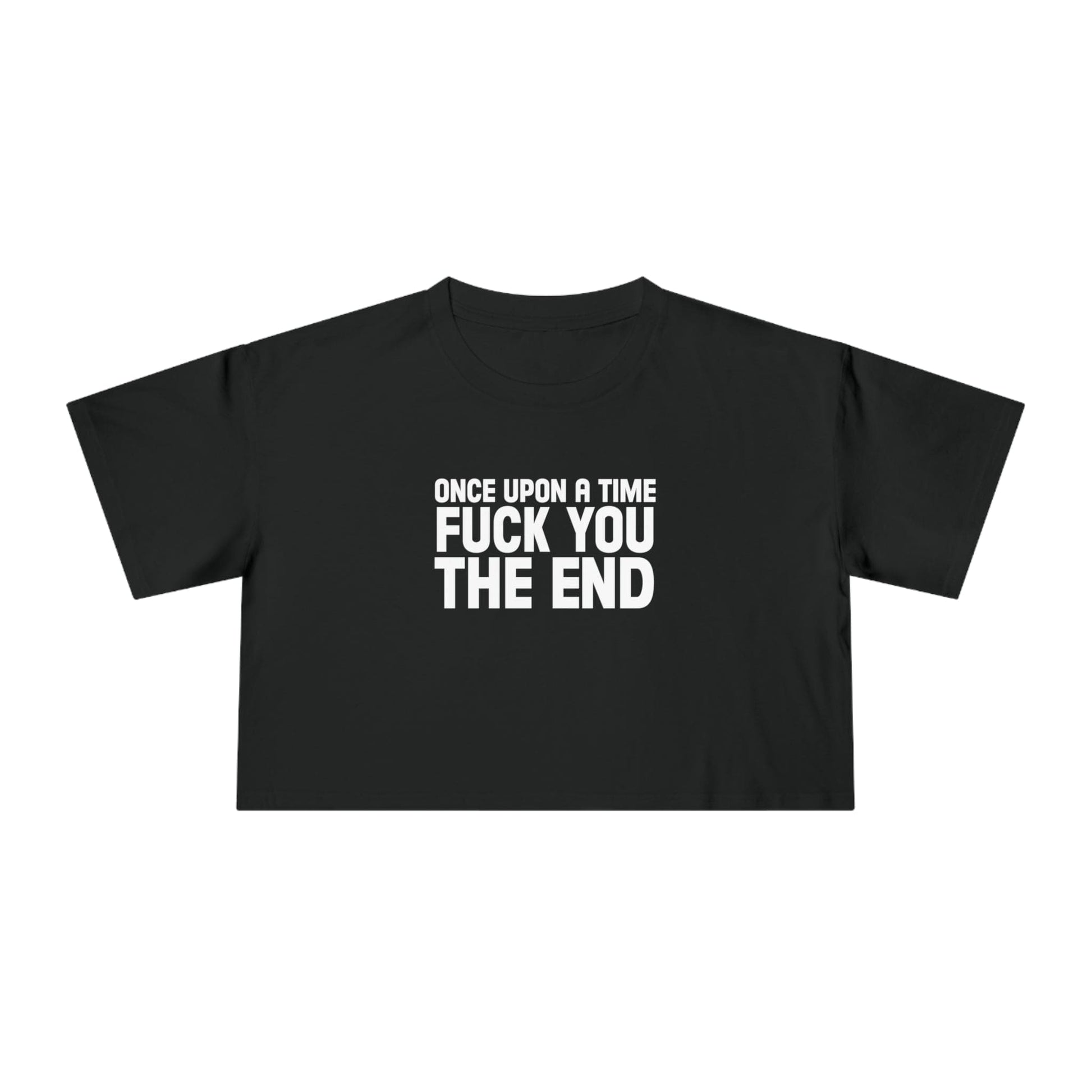 Fuck You, The End Crop Tee Graphic Tees Australia Graphic T-Shirt Australia -  Cool Graphic T-Shirts Online -  Once Upon A Time Fuck You The End Crop Tee