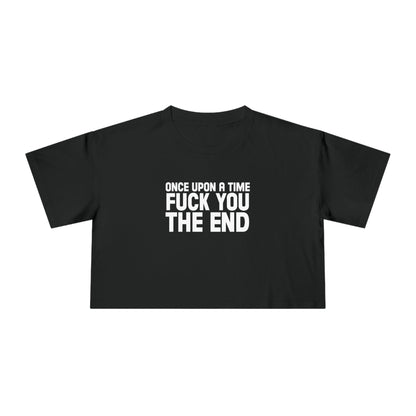 Fuck You, The End Crop Tee Graphic Tees Australia Graphic T-Shirt Australia -  Cool Graphic T-Shirts Online -  Once Upon A Time Fuck You The End Crop Tee