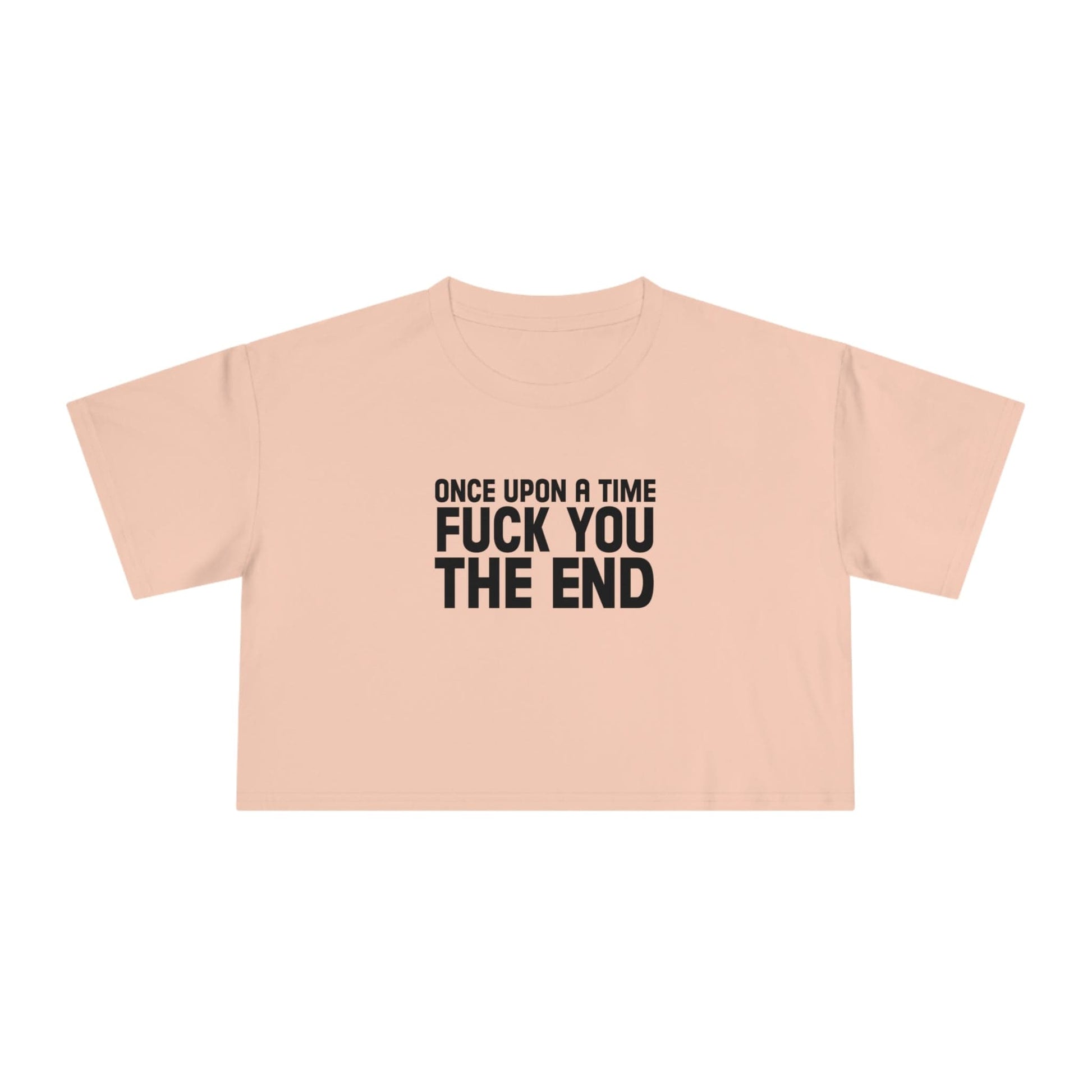 Fuck You, The End Crop Tee Graphic Tees Australia Graphic T-Shirt Australia -  Cool Graphic T-Shirts Online -  Once Upon A Time Fuck You The End Crop Tee