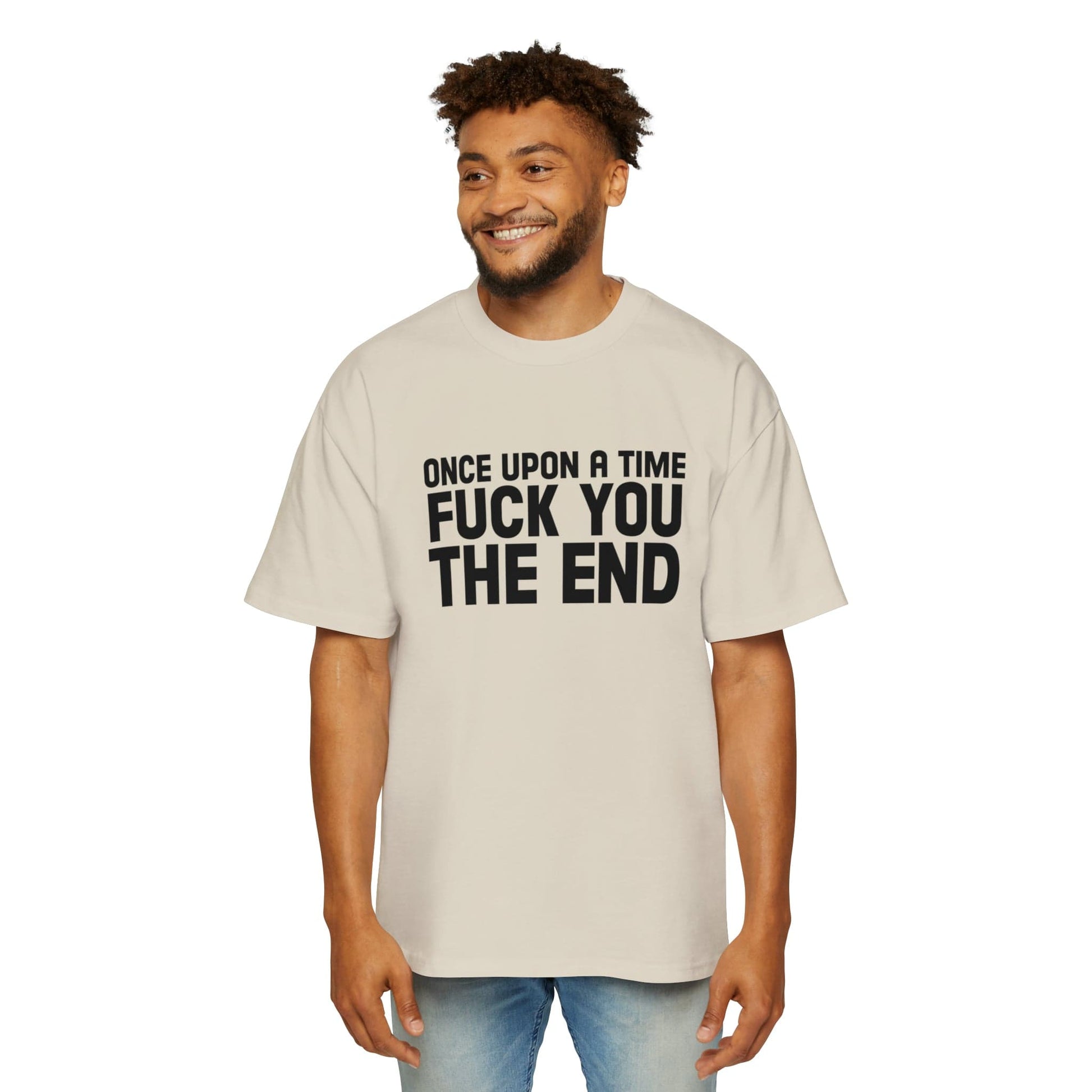 Fuck You, The End Oversized Tee Graphic Tees Australia Graphic T-Shirt Australia -  Cool Graphic T-Shirts Online - 