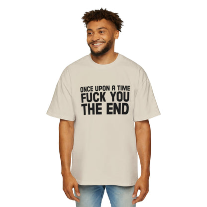 Fuck You, The End Oversized Tee Graphic Tees Australia Graphic T-Shirt Australia -  Cool Graphic T-Shirts Online - 