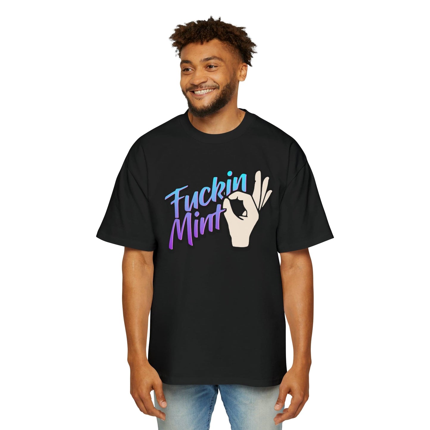 Fuckin Mint Oversized Tee Graphic Tees Australia Black / S Graphic T-Shirt Australia -  Cool Graphic T-Shirts Online -  Fuckin Mint Oversized Tee | Funny Aussie T-Shirts Australia