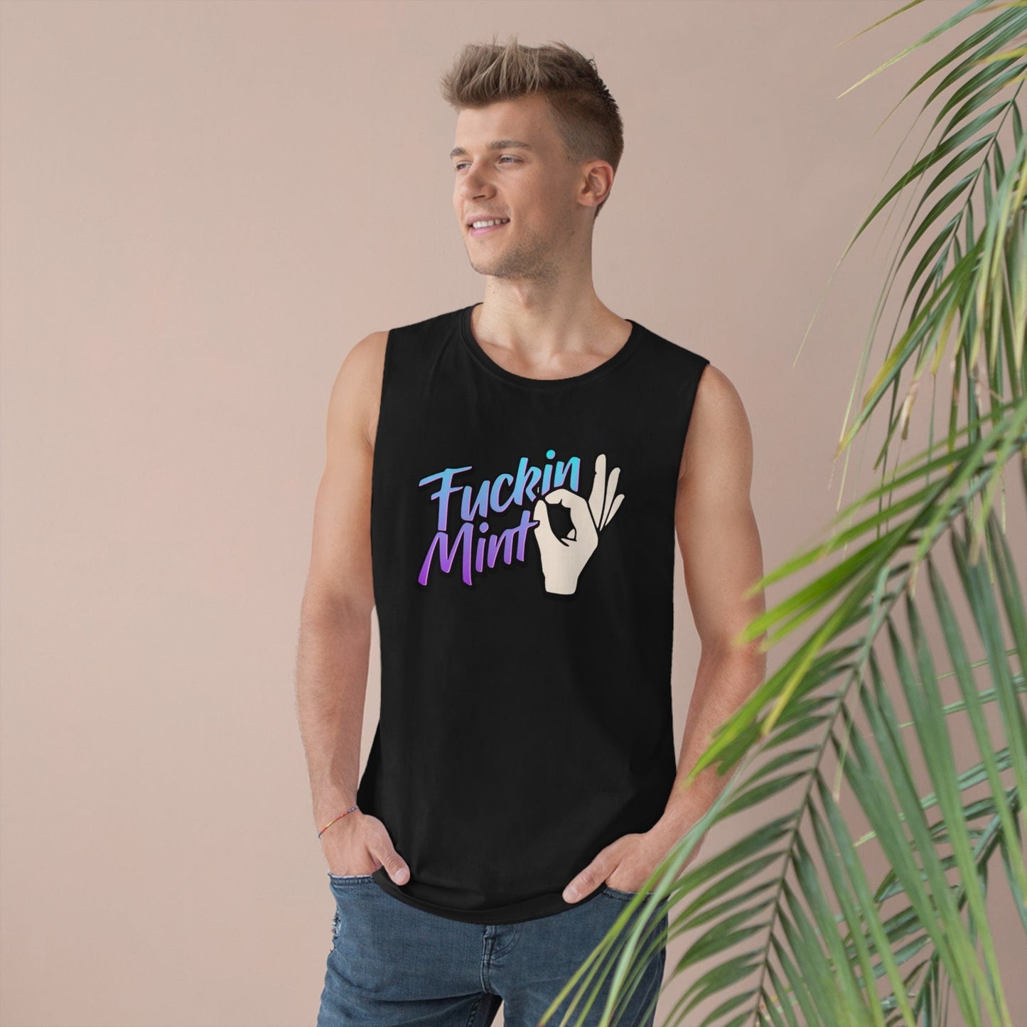 Fuckin Mint Tank Top Graphic Tees Australia Black / XS Graphic T-Shirt Australia -  Cool Graphic T-Shirts Online -  Fuckin Mint Tank Top | Funny Tank Tops Australia