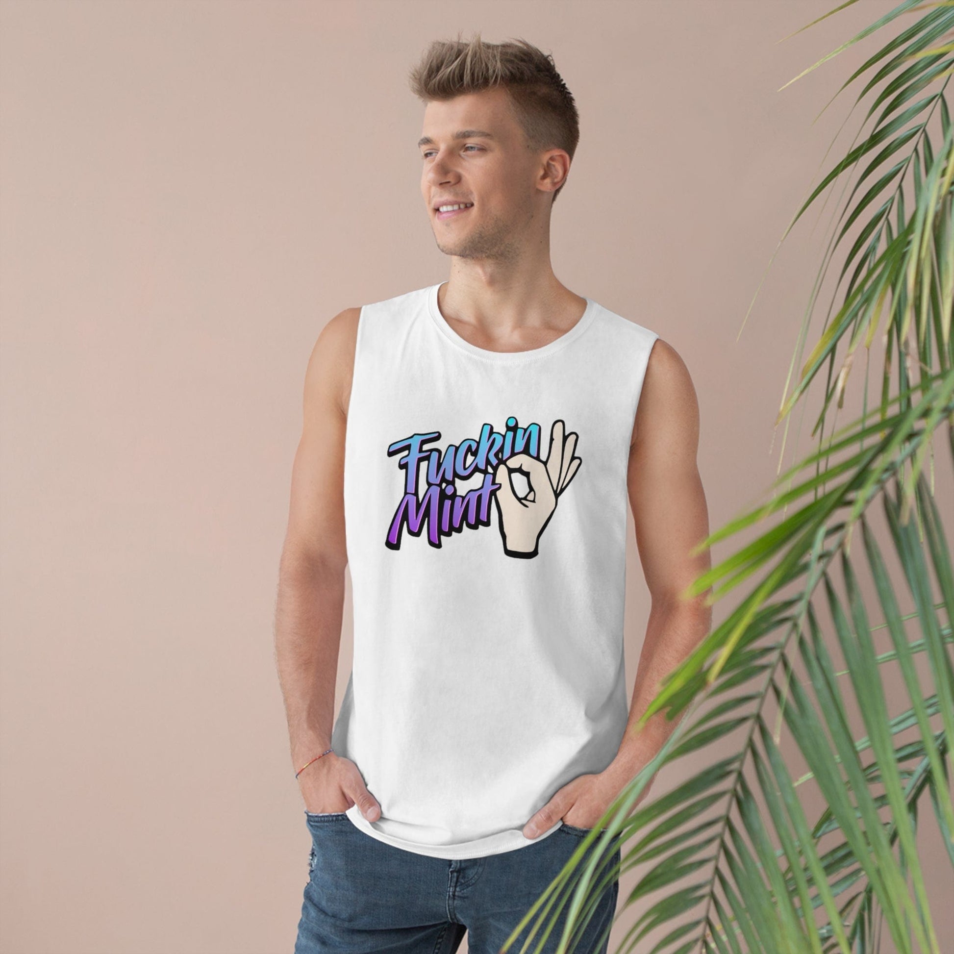 Fuckin Mint Tank Top Graphic Tees Australia White / XS Graphic T-Shirt Australia -  Cool Graphic T-Shirts Online -  Fuckin Mint Tank Top | Funny Tank Tops Australia