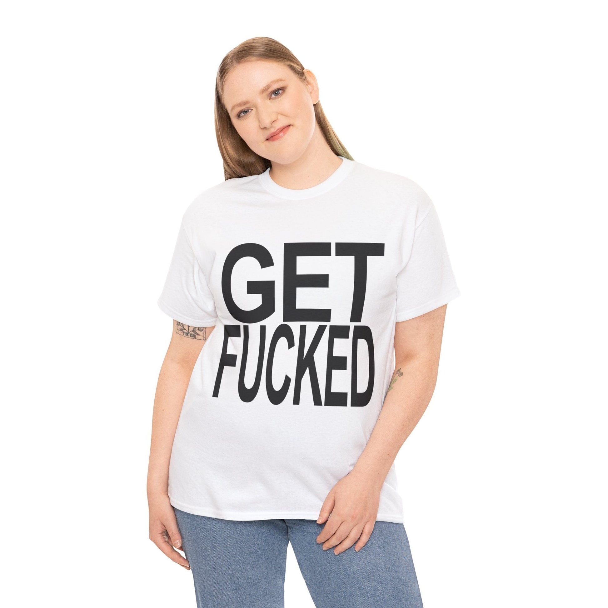 Get Fucked Graphic Tee Graphic Tees Australia Graphic T-Shirt Australia -  Cool Graphic T-Shirts Online -  Get Fucked T-Shirt | Funny Graphic T-Shirts Australia