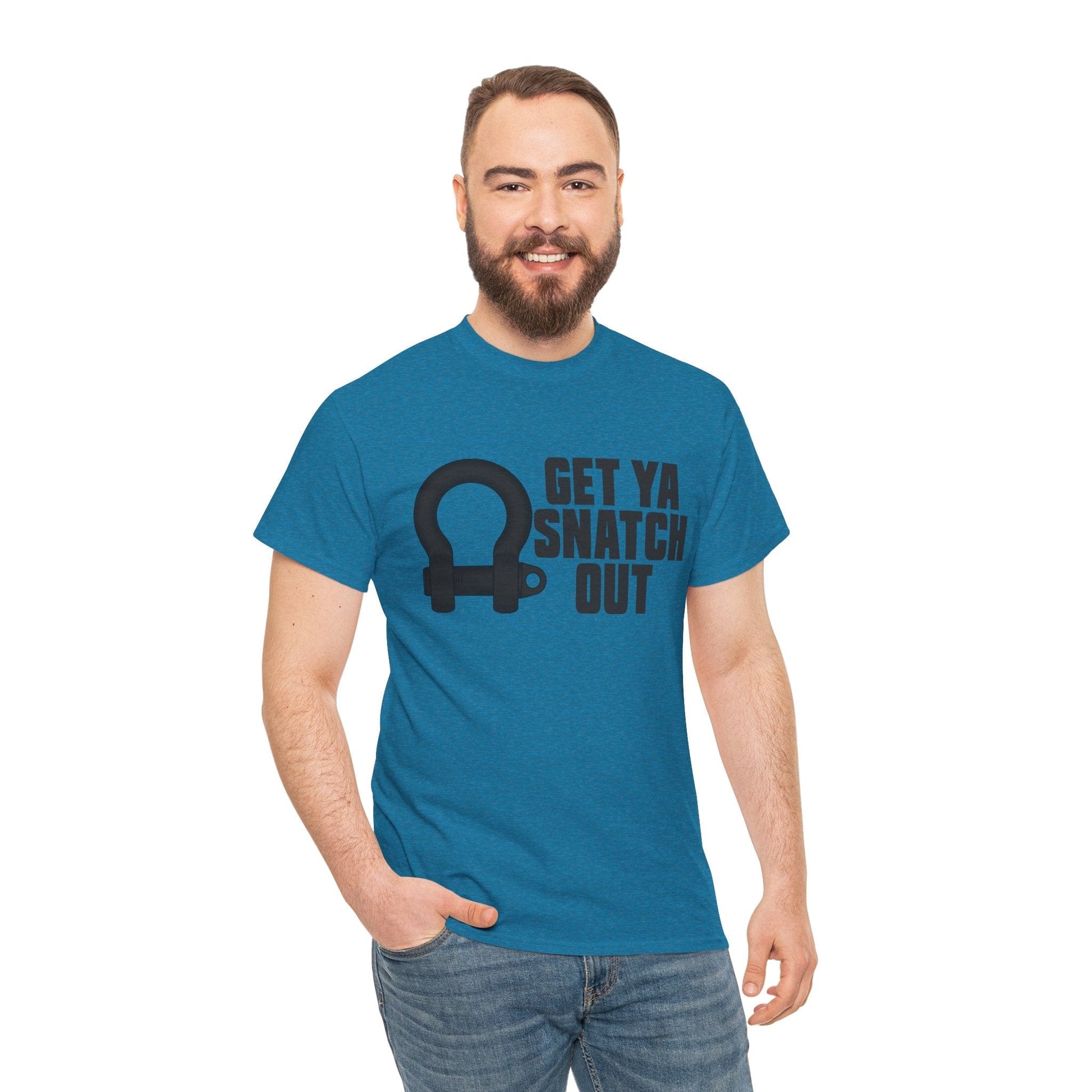 Get Ya Snatch Out Graphic Tee Graphic Tees Australia Antique Sapphire / S Graphic T-Shirt Australia -  Cool Graphic T-Shirts Online -  Get Ya Snatch Out T-Shirt | 4wd & 4x4 Clothing Australia