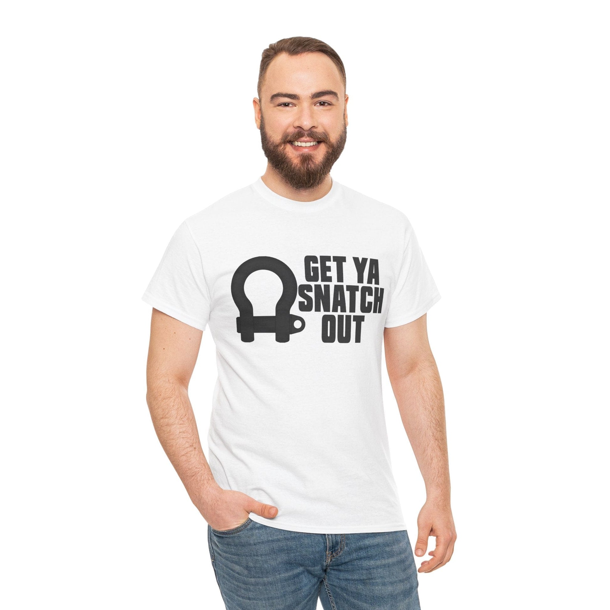 Get Ya Snatch Out Graphic Tee Graphic Tees Australia White / S Graphic T-Shirt Australia -  Cool Graphic T-Shirts Online -  Get Ya Snatch Out T-Shirt | 4wd & 4x4 Clothing Australia