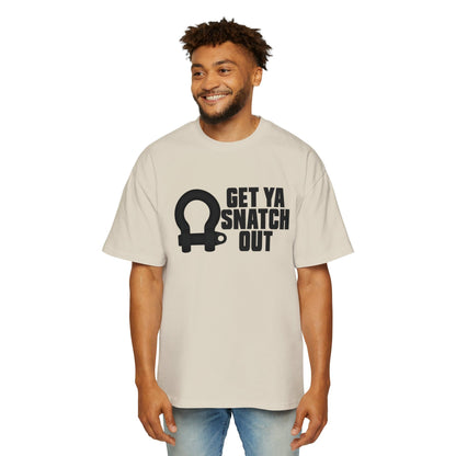 Get Ya Snatch Out Oversized Tee Graphic Tees Australia Ecru / S Graphic T-Shirt Australia -  Cool Graphic T-Shirts Online -  Get Ya Snatch Out Oversized Tee | 4wd & 4x4 T-Shirt Australia