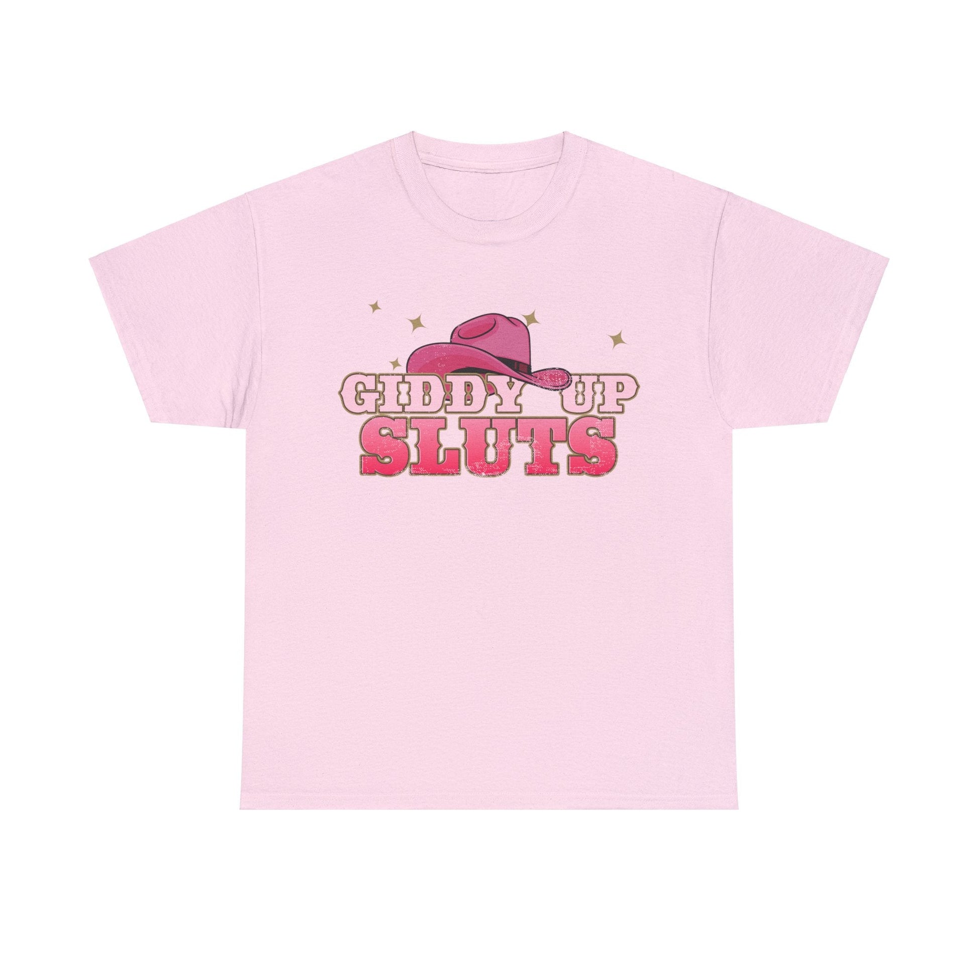 Giddy Up Sluts Graphic Tee Graphic Tees Australia Graphic T-Shirt Australia -  Cool Graphic T-Shirts Online -  Giddy Up Sluts T-Shirt | Rude And Offensive T-Shirts Australia