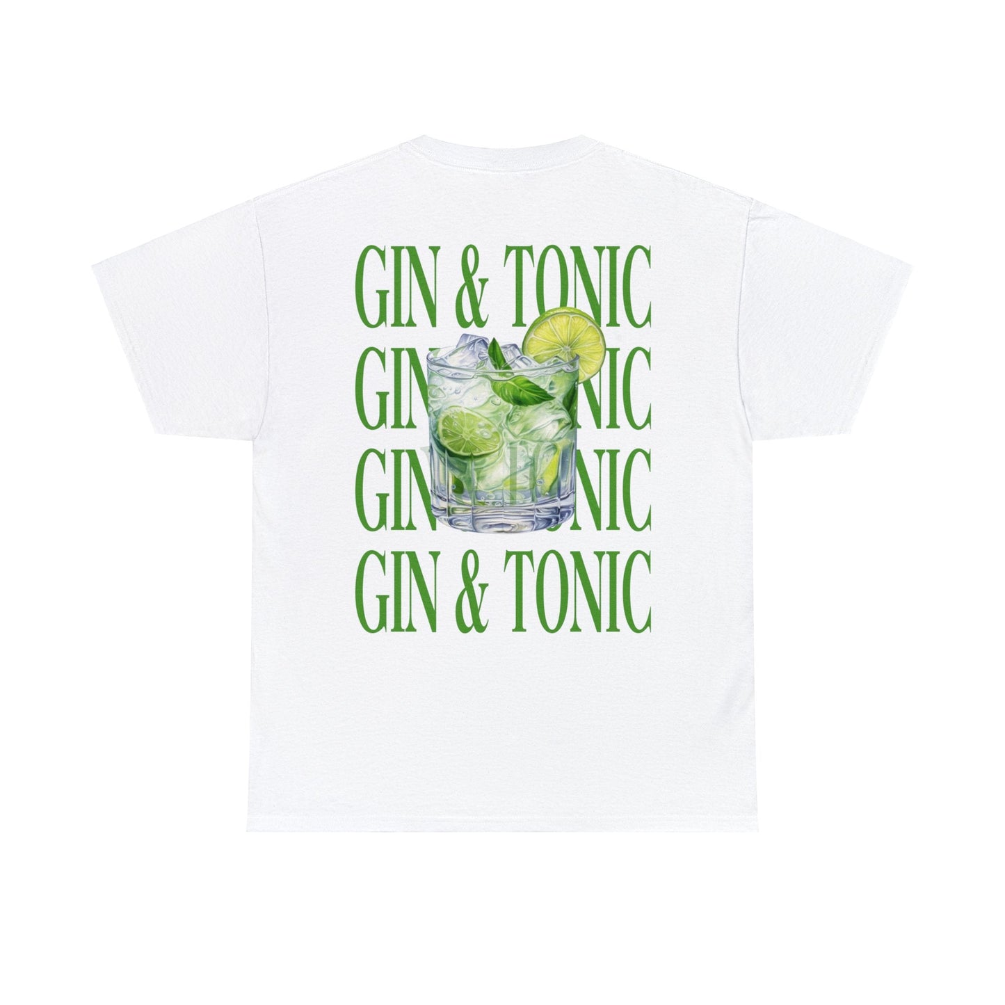 Gin & Tonic Graphic Tee Graphic Tees Australia White / S Graphic T-Shirt Australia -  Cool Graphic T-Shirts Online -  Gin & Tonic T-Shirt | Funny Graphic T-Shirt Australia