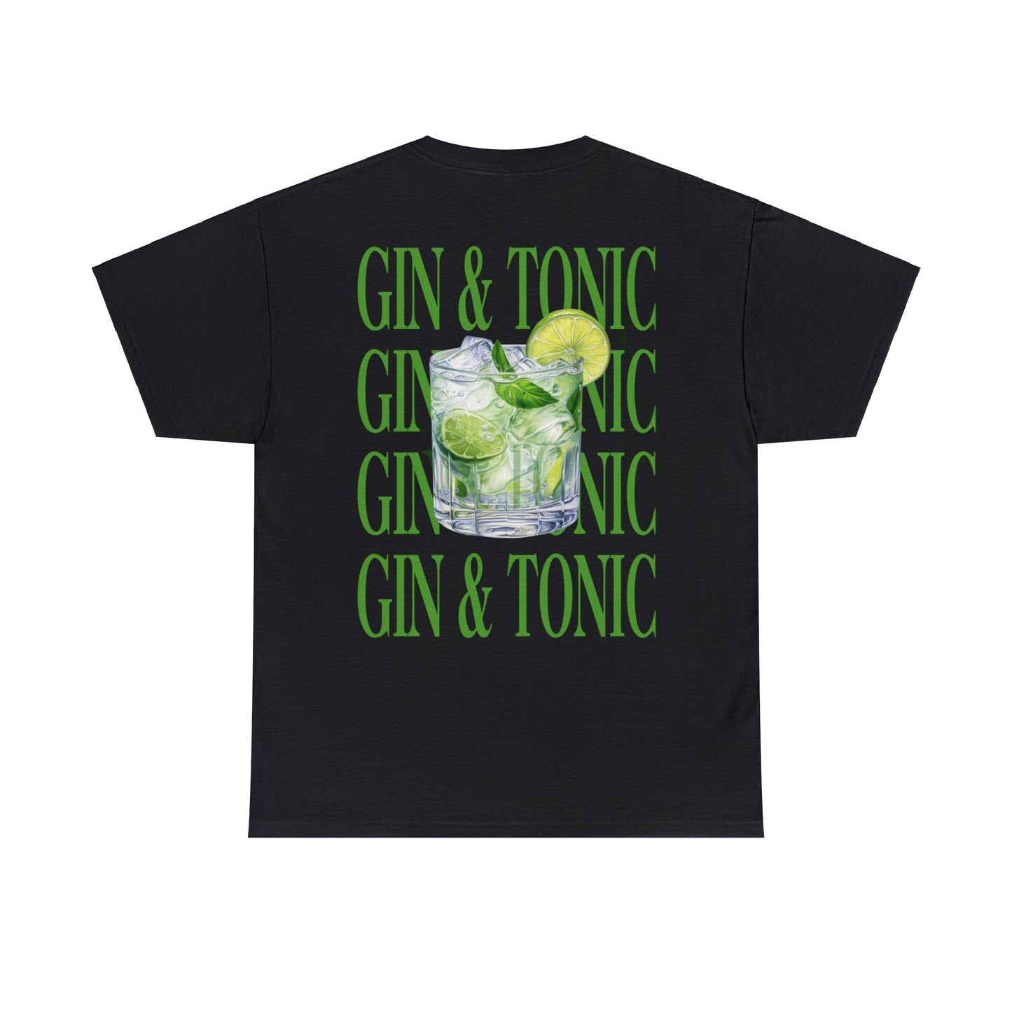 Gin & Tonic Graphic Tee Graphic Tees Australia Black / S Graphic T-Shirt Australia -  Cool Graphic T-Shirts Online -  Gin & Tonic T-Shirt | Funny Graphic T-Shirt Australia