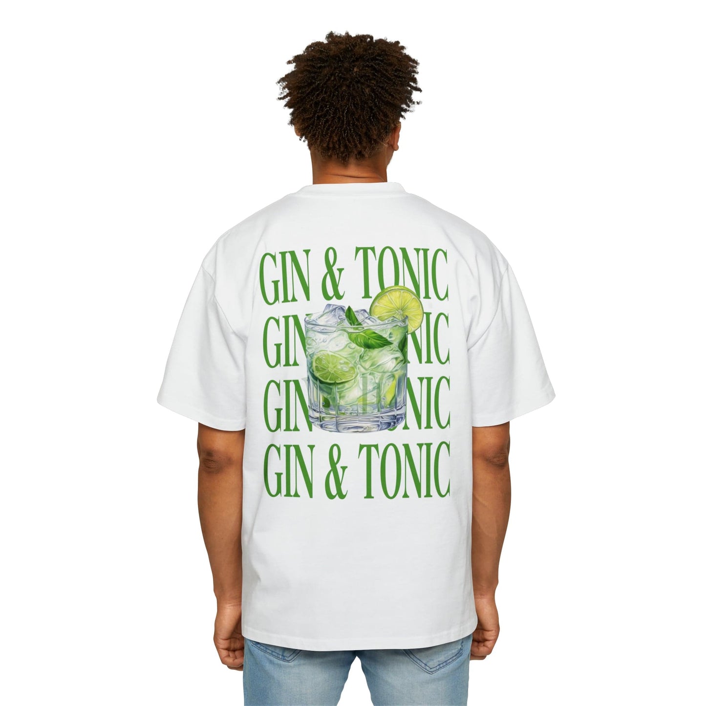 Gin & Tonic Oversized Tee Graphic Tees Australia Graphic T-Shirt Australia -  Cool Graphic T-Shirts Online -  Gin & Tonic Oversized Tee | Oversized Graphic T-Shirts Australia