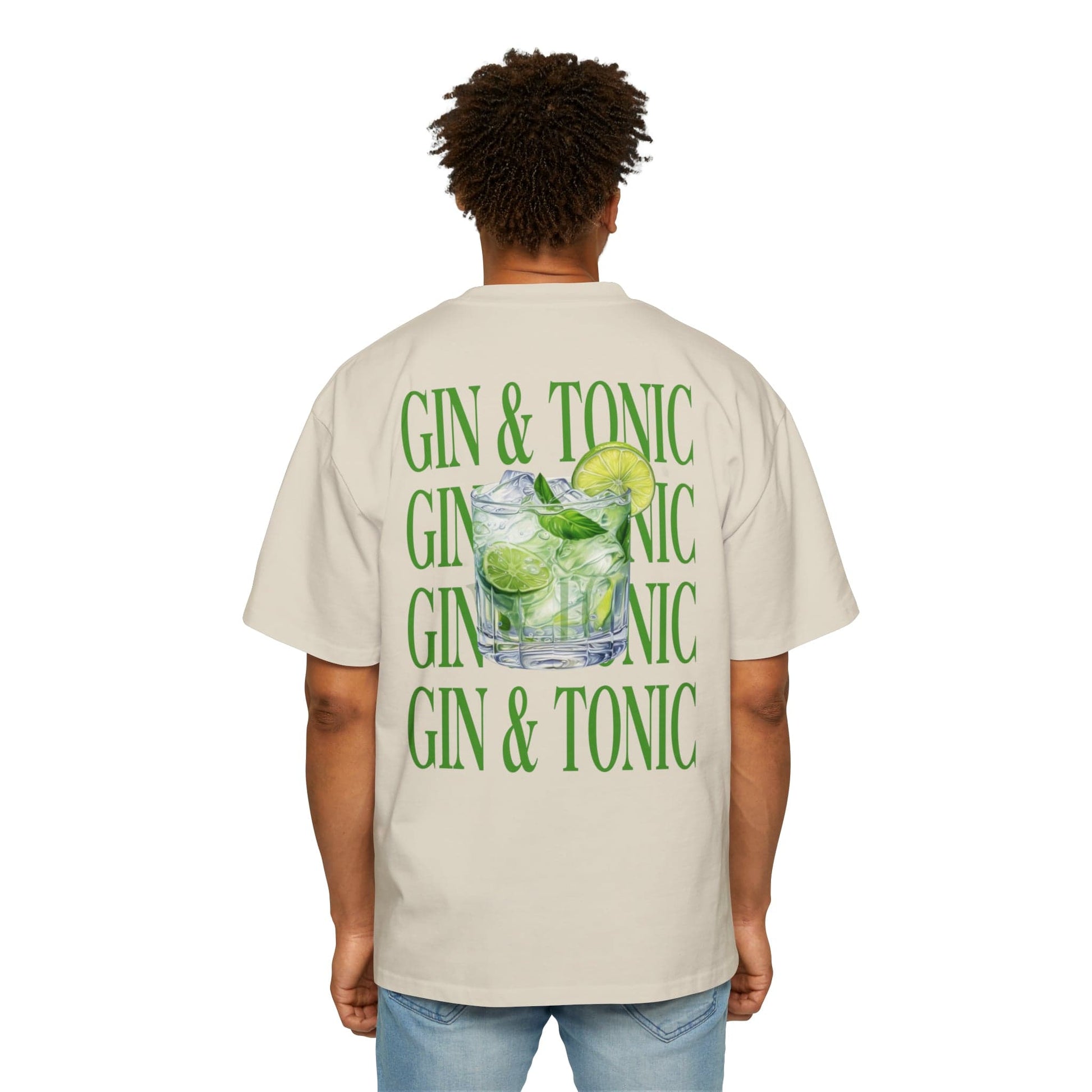 Gin & Tonic Oversized Tee Graphic Tees Australia Graphic T-Shirt Australia -  Cool Graphic T-Shirts Online -  Gin & Tonic Oversized Tee | Oversized Graphic T-Shirts Australia