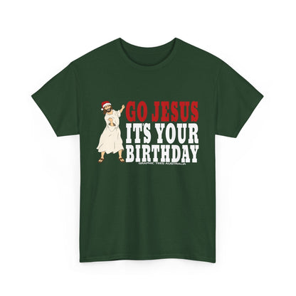 Go Jesus Its Your Birthday Tshirt Printify Graphic T-Shirt Australia -  Cool Graphic T-Shirts Online - 