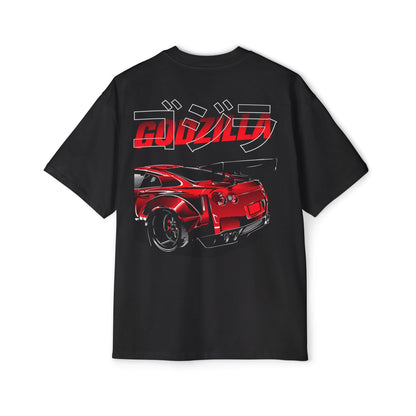 Godzilla GTR35 Oversized Tee Printify Graphic T-Shirt Australia -  Cool Graphic T-Shirts Online - 