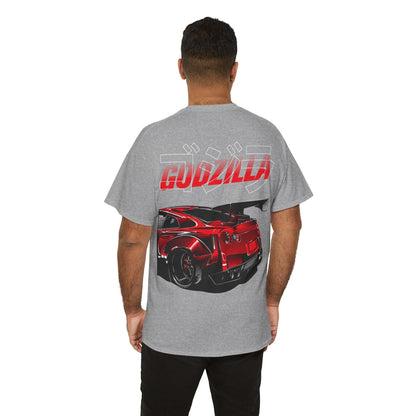 Godzilla R 35 Skyline Graphic Tee Graphic Tees Australia Graphic T-Shirt Australia -  Cool Graphic T-Shirts Online -  Godzilla R 35 Skyline T-Shirt | Performance Car T-Shirts Australia