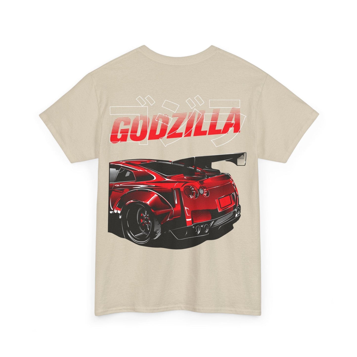 Godzilla R 35 Skyline TShirt Printify Graphic T-Shirt Australia -  Cool Graphic T-Shirts Online - 