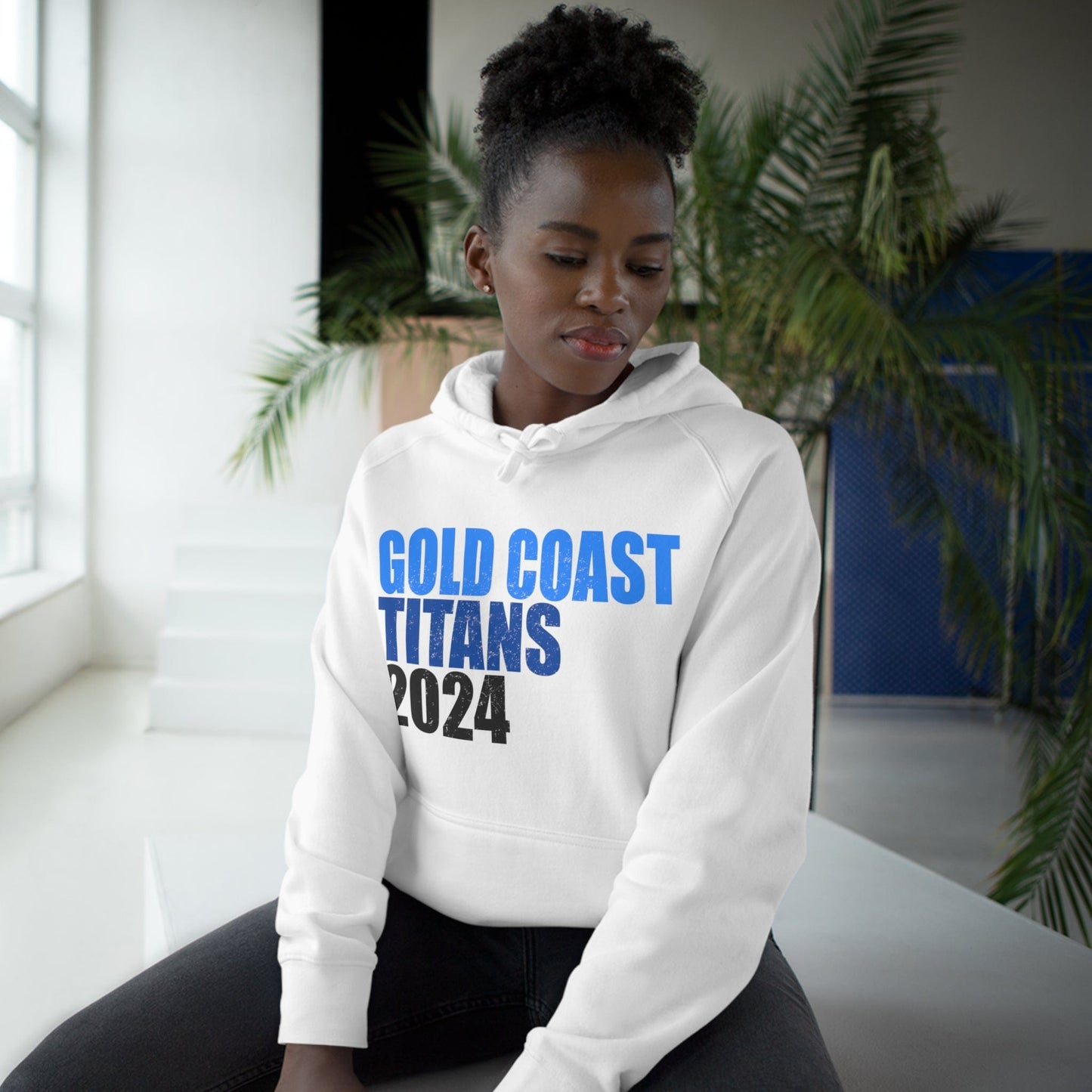 Gold Coast Titans 2024 Hoodie Graphic Tees Australia Graphic T-Shirt Australia -  Cool Graphic T-Shirts Online -  Gold Coast Titans 2024 Hoodie | NRL hoodies Australia