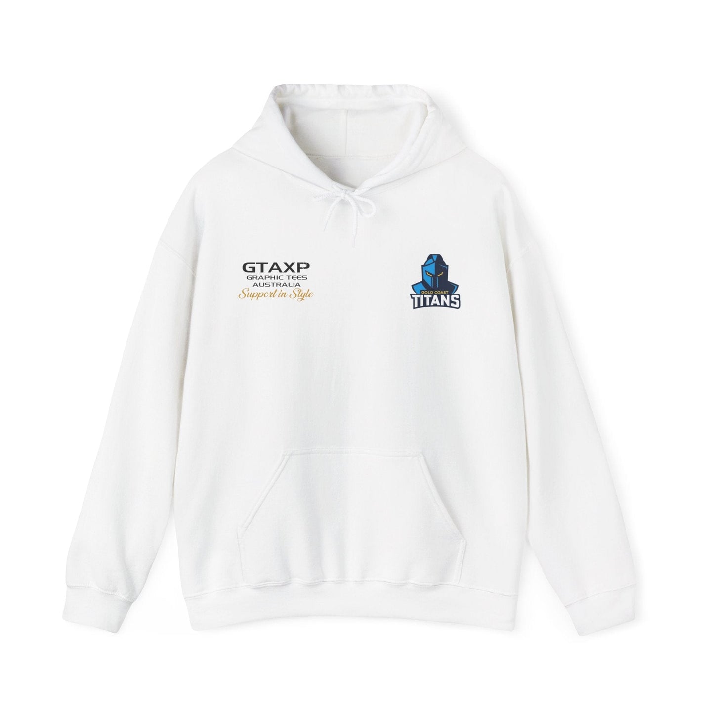 Gold Coast Titans Blade Hoodie Printify Graphic T-Shirt Australia -  Cool Graphic T-Shirts Online - 