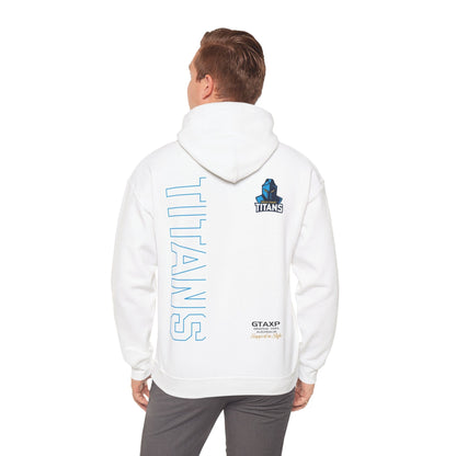 Gold Coast Titans Duo Hoodie Printify White / S Graphic T-Shirt Australia -  Cool Graphic T-Shirts Online - 