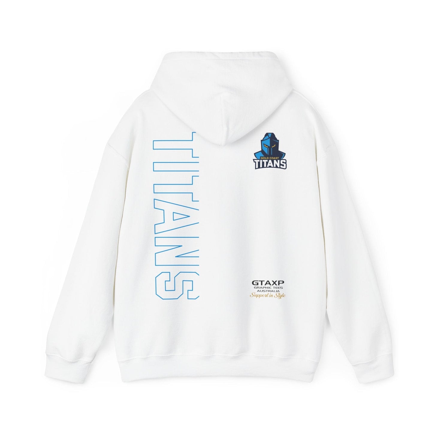 Gold Coast Titans Duo Hoodie Printify Graphic T-Shirt Australia -  Cool Graphic T-Shirts Online - 