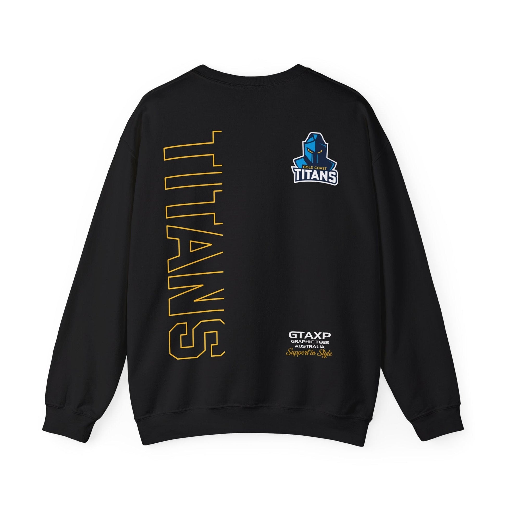 Gold Coast Titans Duo Jumper Graphic Tees Australia Graphic T-Shirt Australia -  Cool Graphic T-Shirts Online -  Gold Coast Titans Duo Jumper | Gold Coast Titans Crew Sweater