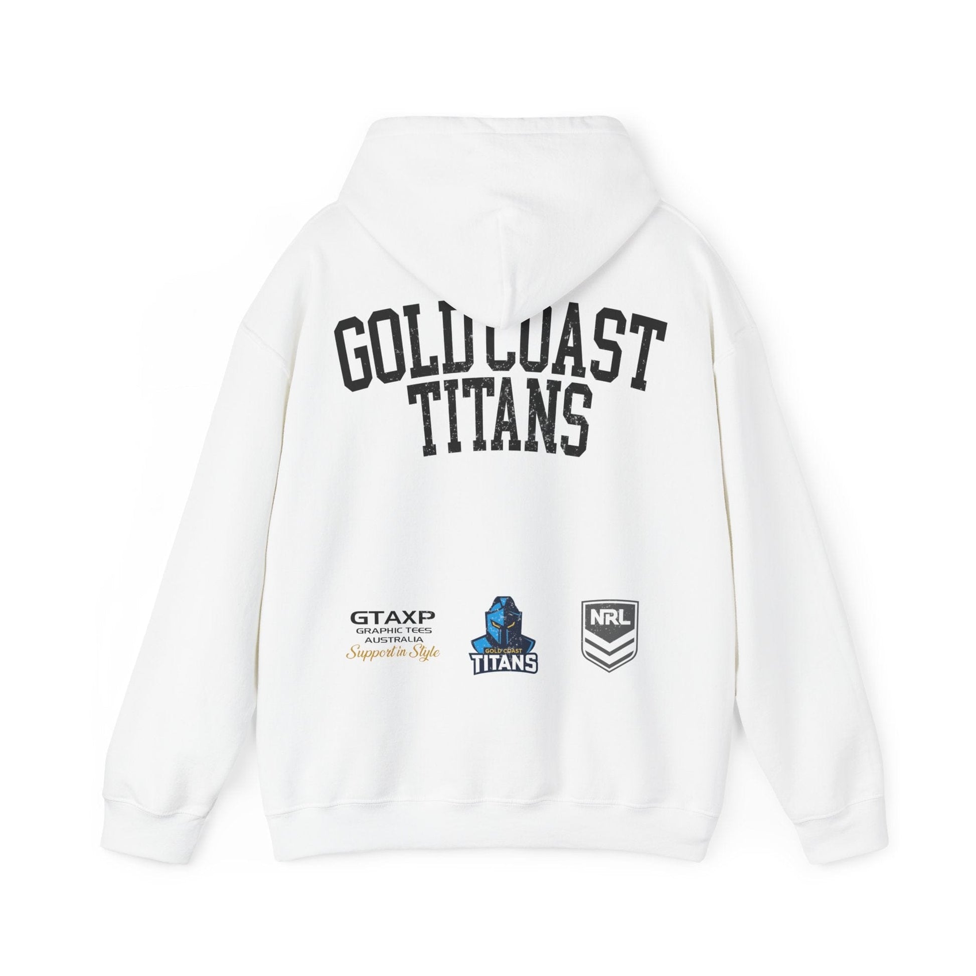 Gold Coast Titans NRL Hoodie Printify Graphic T-Shirt Australia -  Cool Graphic T-Shirts Online - 